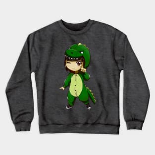 Chibi dinosaur Crewneck Sweatshirt